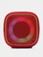 Красный портативная Bluetooth колонка с подсветкой