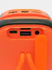 Оранжевый портативная Bluetooth колонка с подсветкой