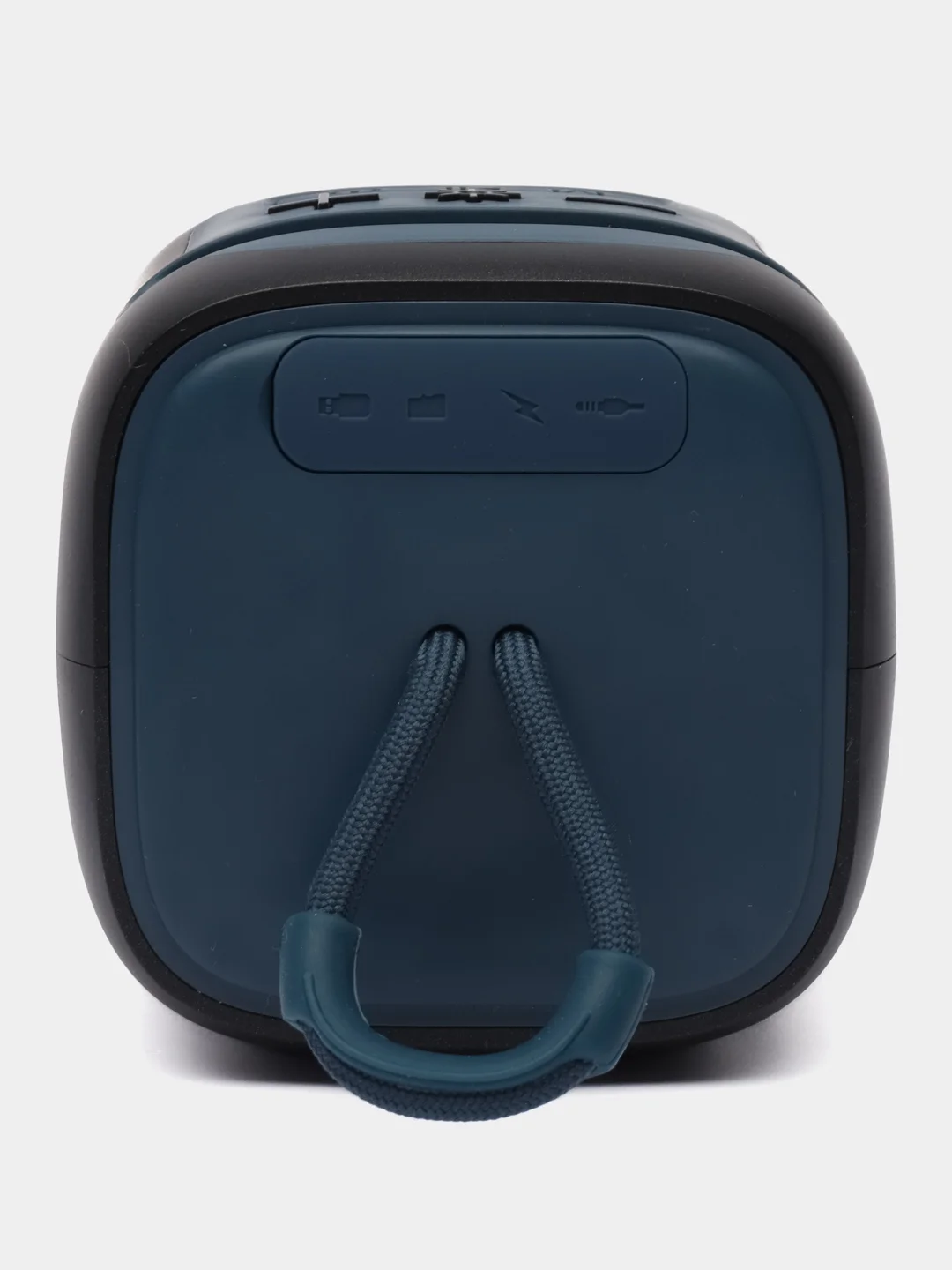 Черный портативная Bluetooth колонка с подсветкой