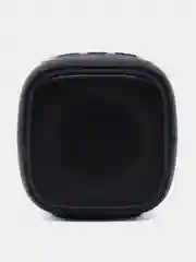 Черный портативная Bluetooth колонка с подсветкой