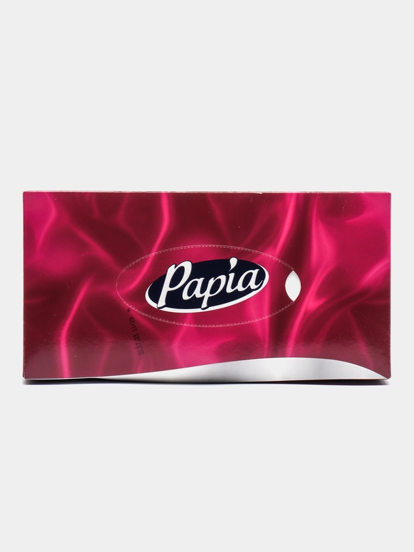 Papia салфетки бумажные на стол и для лица Папиа, двухслойные, 100 шт