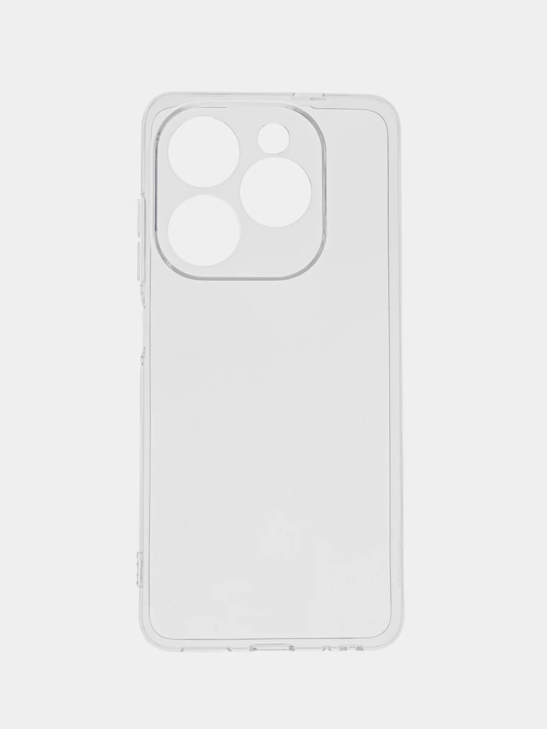 Прозрачный силиконовый чехол Tecno Spark 20/20С (Техно Спарк 20/20С) с защитой камеры