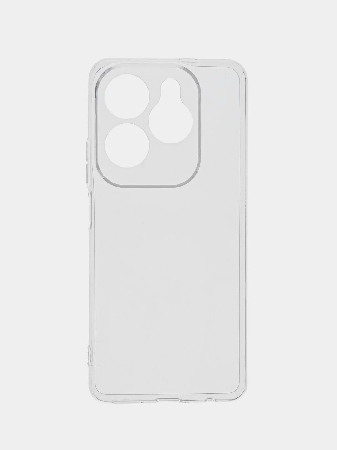 Прозрачный силиконовый чехол Tecno Spark 20 Pro (Техно Спарк 20 Про) с защитой камеры