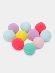Мягкие мячики для игры с кошками, 10 шт, диаметр 3 см