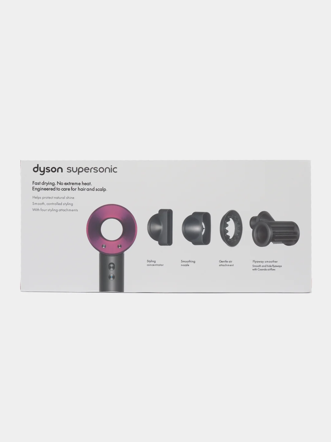 Фен для волос Supersonic HD15, Nickel/Fuchsia, Made in Malaysia,РФ вилка