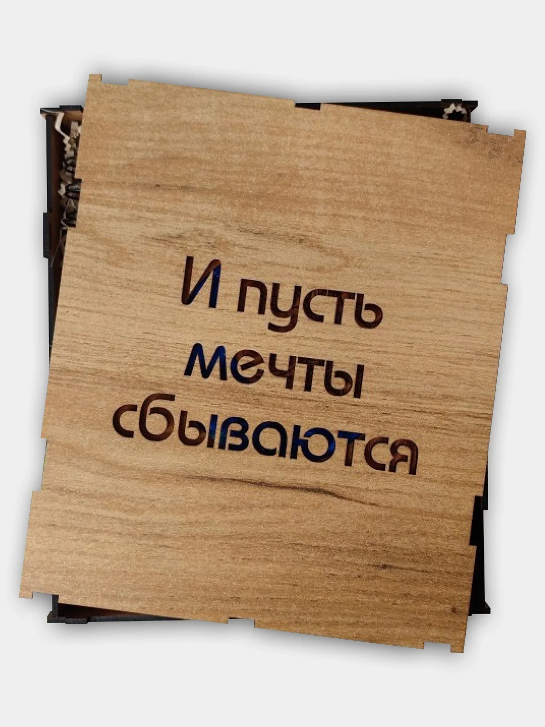 Коричневый блокнот из дерева для записей а5