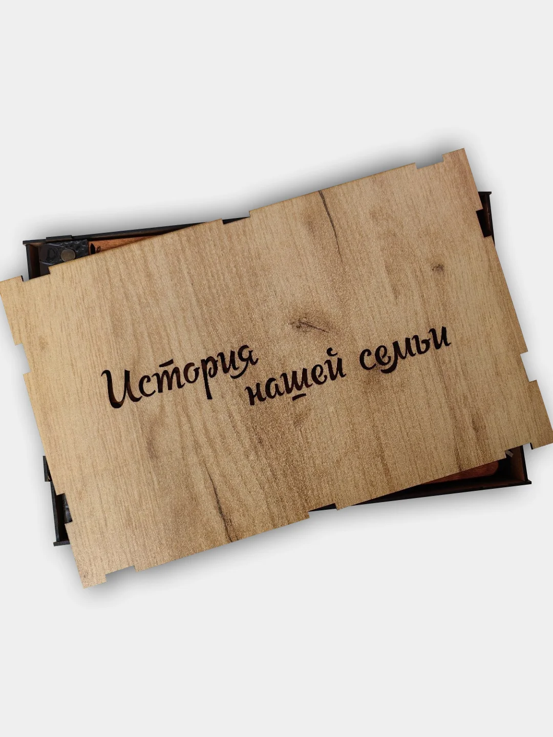 Коричневый фотоальбом семейный большой А4