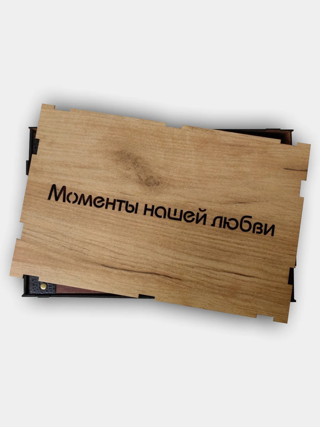 Коричневый фотоальбом большой а4