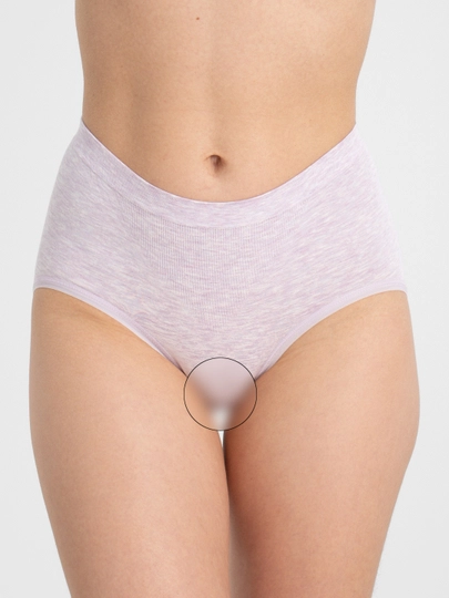 Трусы бесшовные, с высокой посадкой, one size, больших размеров