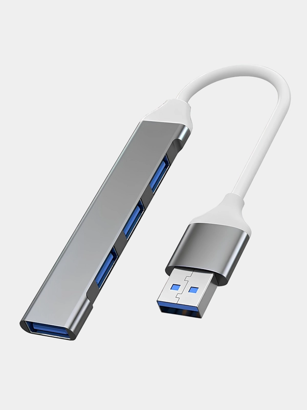 USB-хаб, разветвитель на 4 порта, HUB 3.0 концентратор, переходник