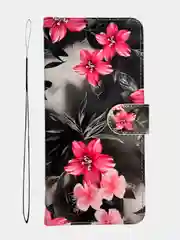 Разноцветный чехол книжка wallet case для Honor 90 Lite / Хонор 90 Лайт с рисунком
