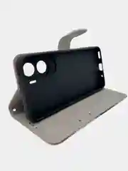 Серый чехол книжка wallet case для Honor 90 Lite / Хонор 90 Лайт с рисунком