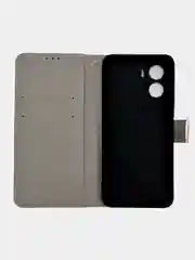 Серый чехол книжка wallet case для Honor 90 Lite / Хонор 90 Лайт с рисунком