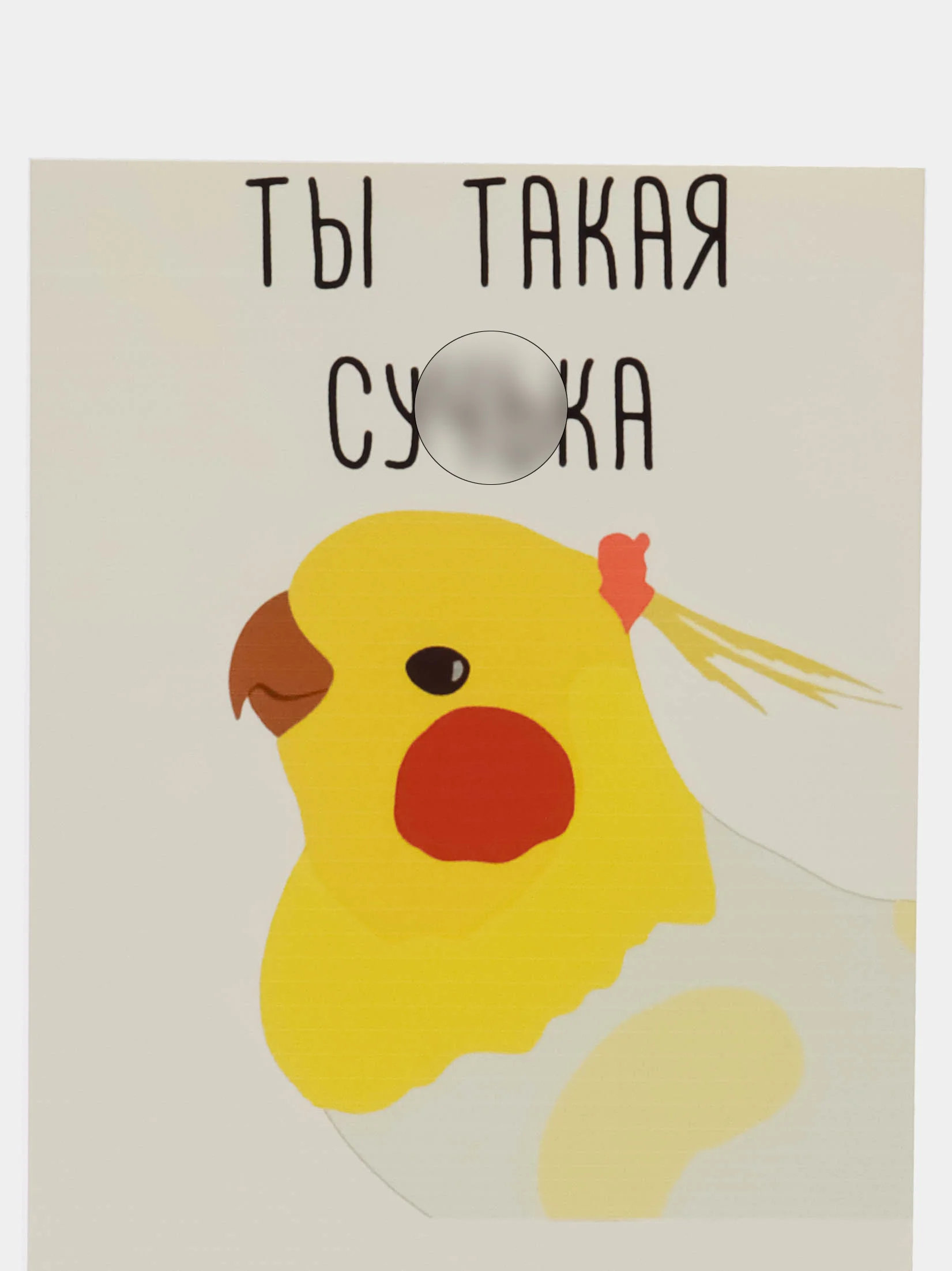 Открытка "Ты такая Сучька"