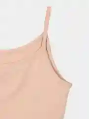 Бежевый топ майка