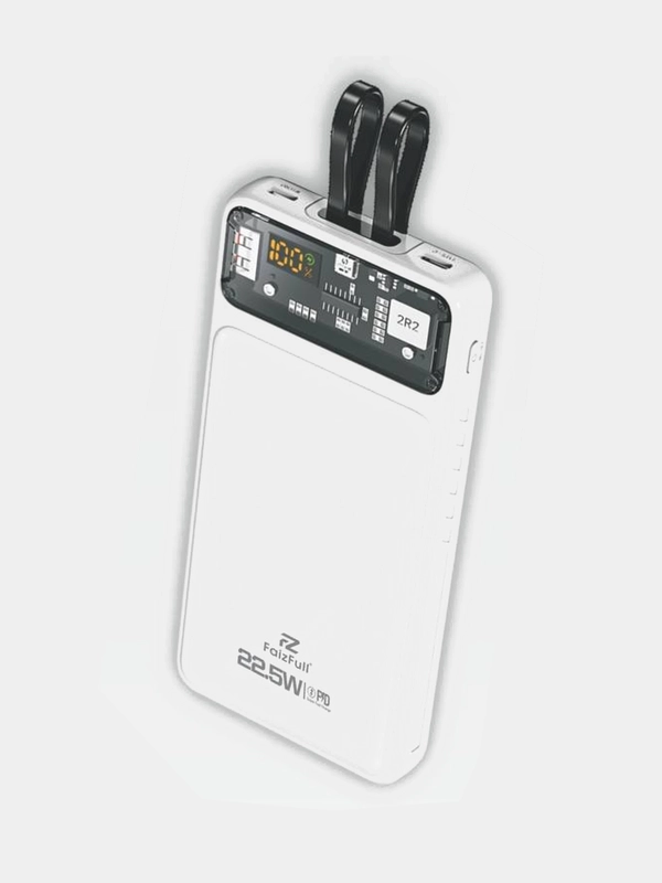 Внешний аккумулятор с быстрой зарядкой, Lightning, Type-C, Powerbank