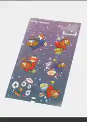 Наклейки для подарков "Какашыч", детские