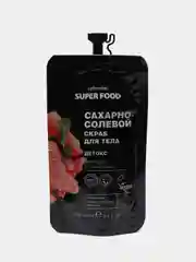 Cafe mimi Super Food Сахарно-солевой скраб для тела Детокс Грейпфрут & Лемонграсс, 100 мл