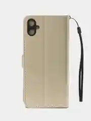 Багровый чехол-книжка с магнитной застежкой для Samsung Galaxy A05 (Самсунг Галакси А05)