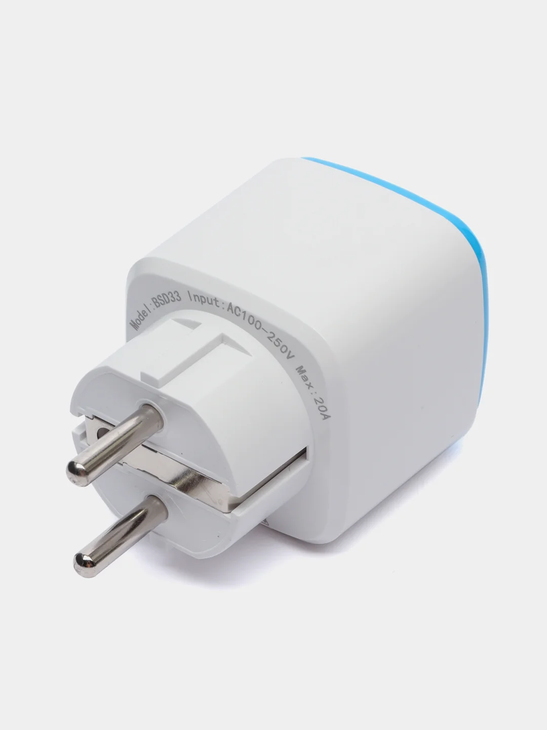 Голубой умная беспроводная Wi-Fi розетка 20А Blue