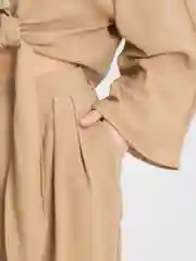 Бежевый костюм двойка брючный, женский