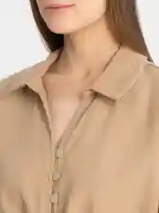 Бежевый костюм двойка брючный, женский