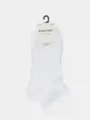 Белый мужские короткие носки