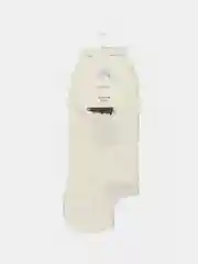 Белый мужские короткие носки