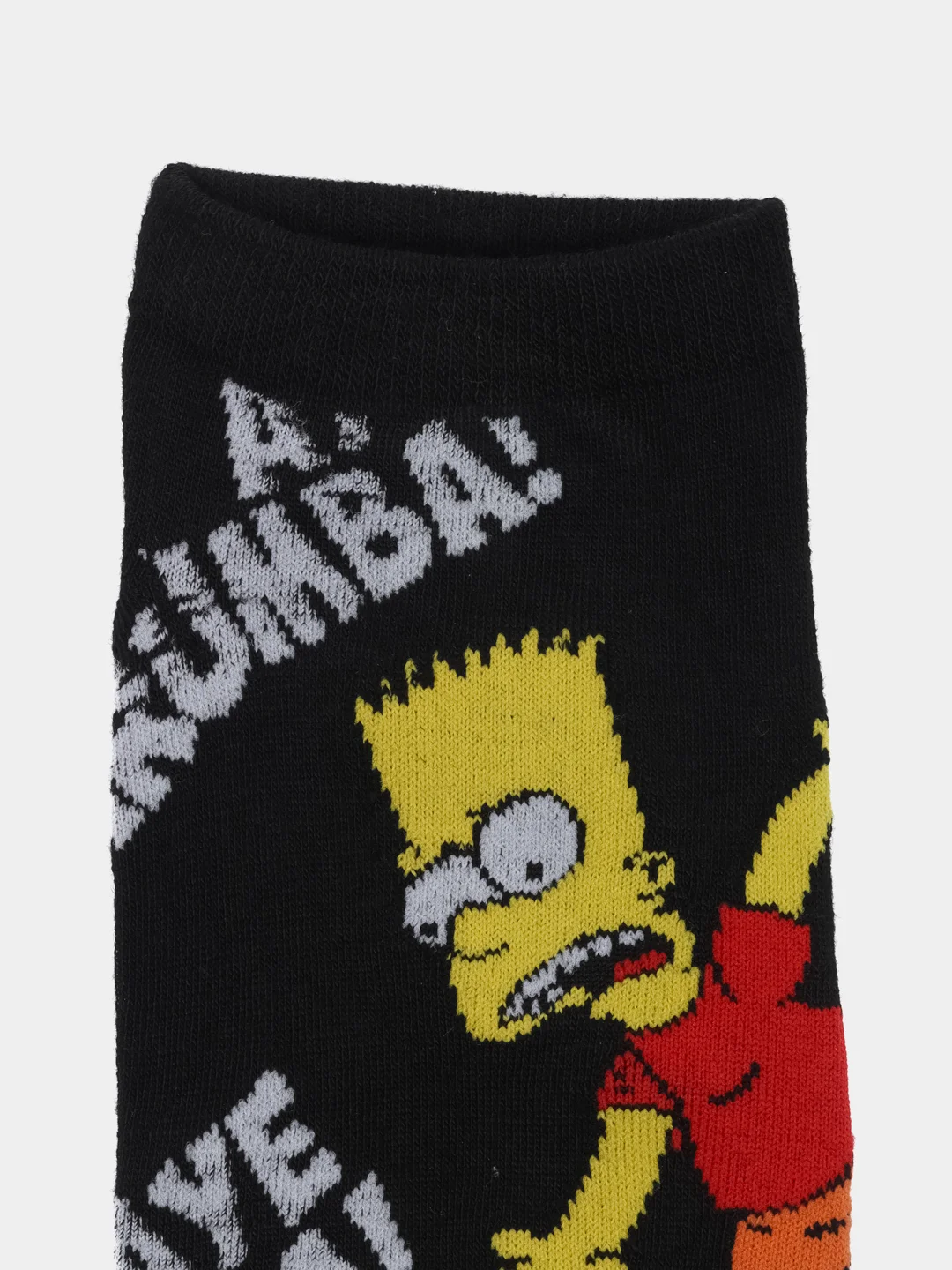 Черный мужские короткие носки