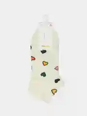 Светло-жёлтый женские короткие носки