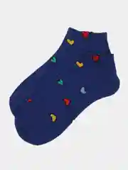 Синий женские короткие носки