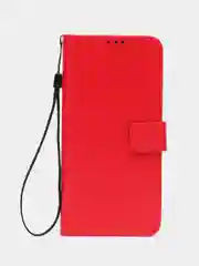 Красный чехол-книжка с магнитной застежкой для Oppo A78 4G (Оппо А78 4Г)