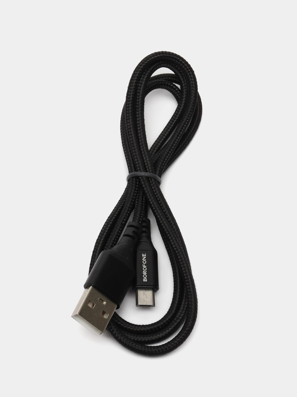 Кабель зарядный BOROFONE BX54 (1m, Micro-USB/Type-C/Lightning) для Android и Apple iPhone
