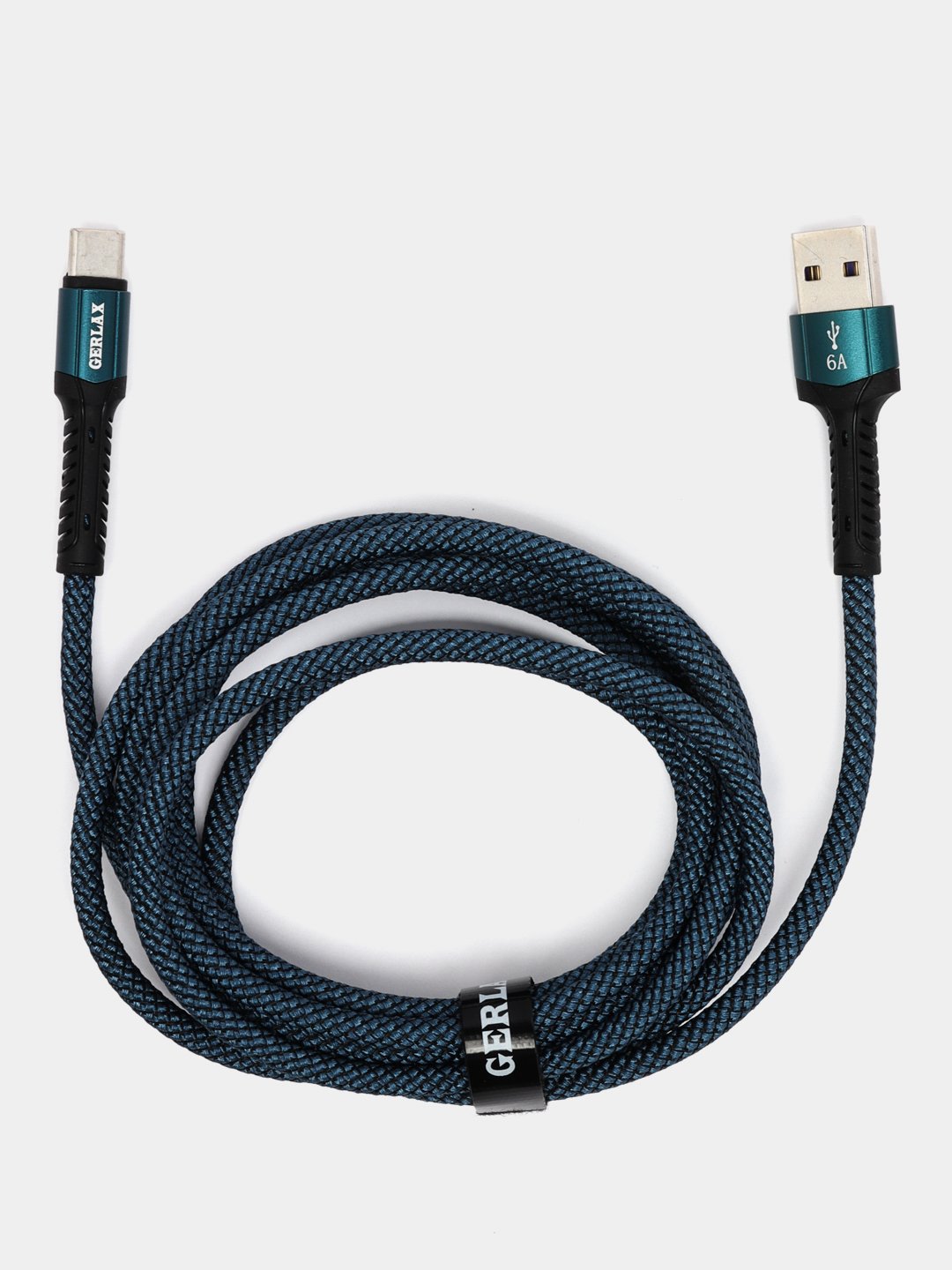 Провод Герлакс type-c кабель зарядки для телефона шнур Type-c usb 6А 1  метр, 2 метра купить по цене 278 ₽ в интернет-магазине Магнит Маркет