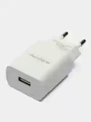 Белый зарядное устройство для телефона блок Borofone BA20A, 1USB до 2.1 А