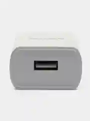 Белый зарядное устройство для телефона блок Borofone BA20A, 1USB до 2.1 А