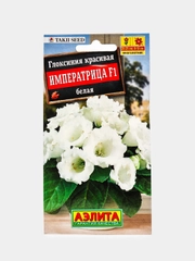 Глоксиния "Императрица белая", семена, цветы