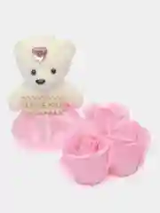 Розовый мыльные розы в подарочном наборе / Подарок девочкам на 8 марта / Подарочный набор 8 марта