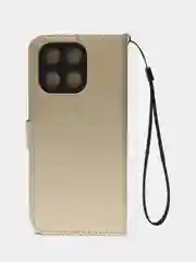Золотой чехол-книжка с магнитной застежкой для Honor X6a 4G (Хонор Х6а)