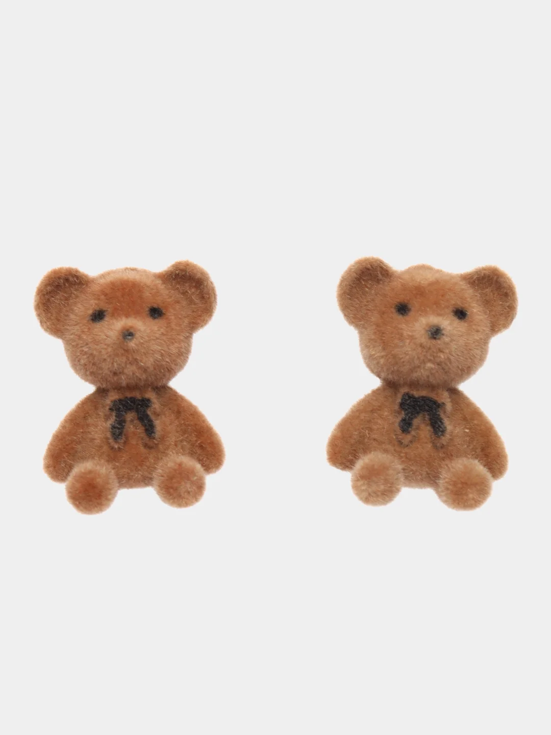 Коричневый серьги пусеты Плюшевые мишки Teddy Bear