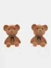 Коричневый серьги пусеты Плюшевые мишки Teddy Bear