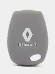 Серый силиконовый чехол на ключ Renault