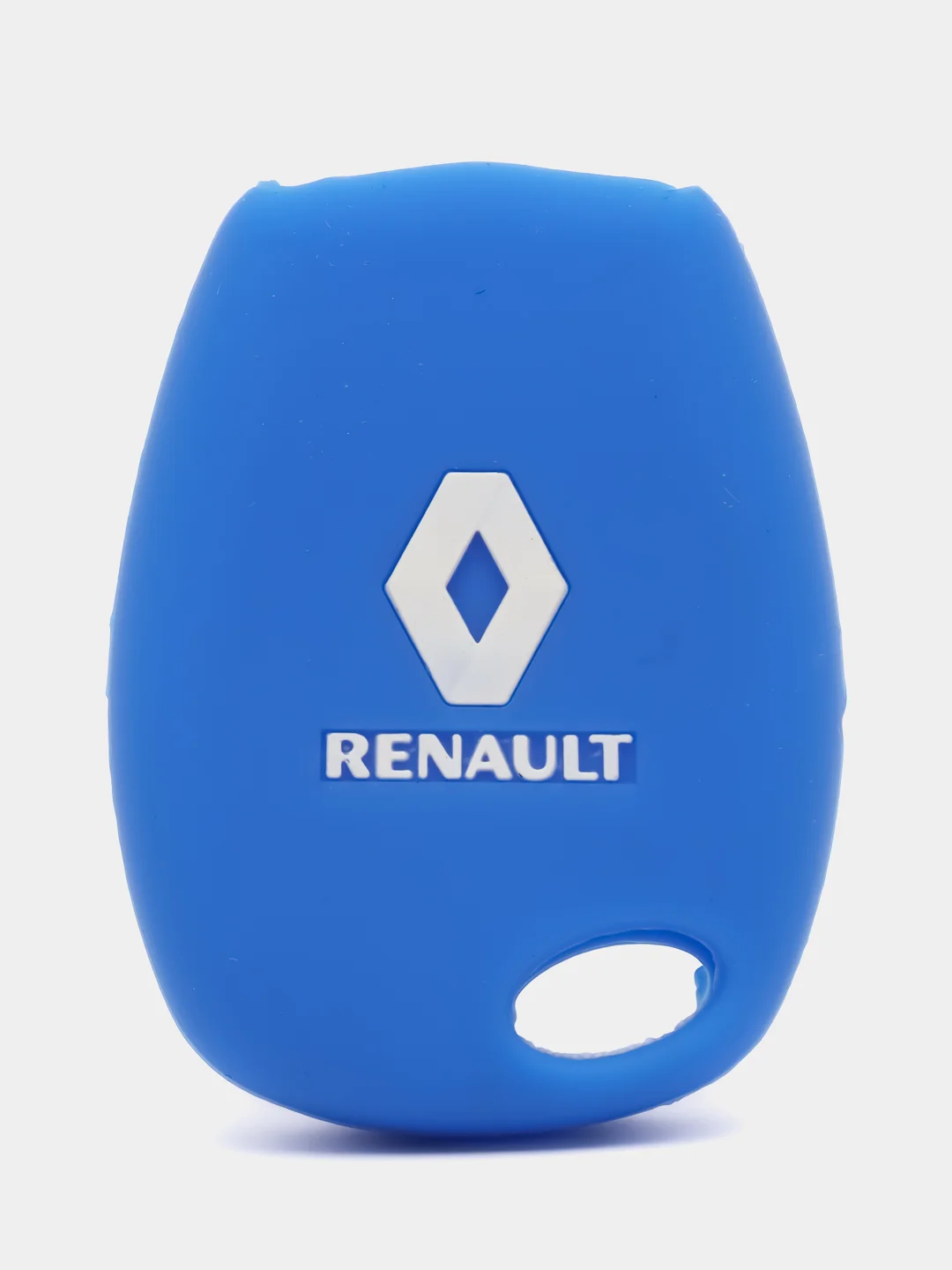 Темно-синий силиконовый чехол на ключ Renault