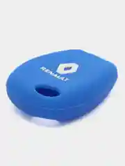 Темно-синий силиконовый чехол на ключ Renault