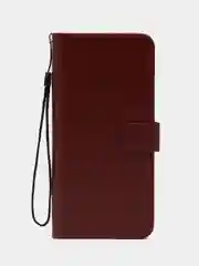 Багровый чехол-книжка с магнитной застежкой для Samsung Galaxy A05 (Самсунг Галакси А05)