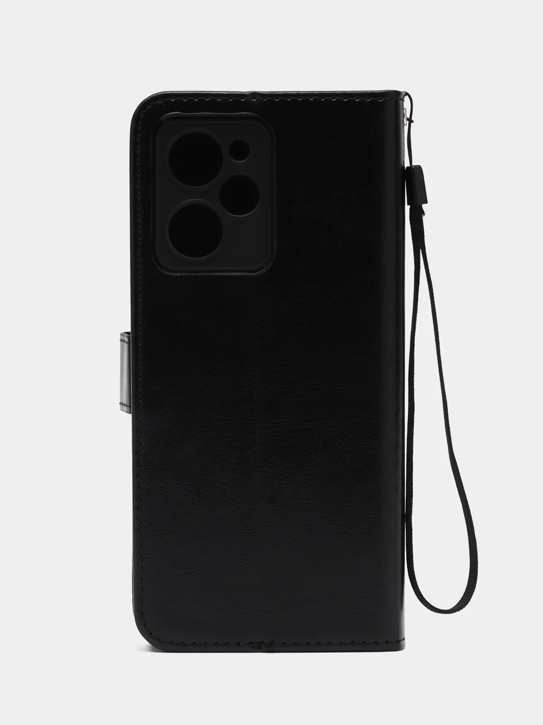 Багровый чехол-книжка с магнитной застежкой для Xiaomi Poco X5 Pro 5G (Поко  Х5 Про)