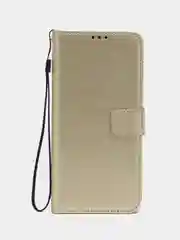 Золотой чехол-книжка с магнитной застежкой для Oppo A78 4G (Оппо А78 4Г)
