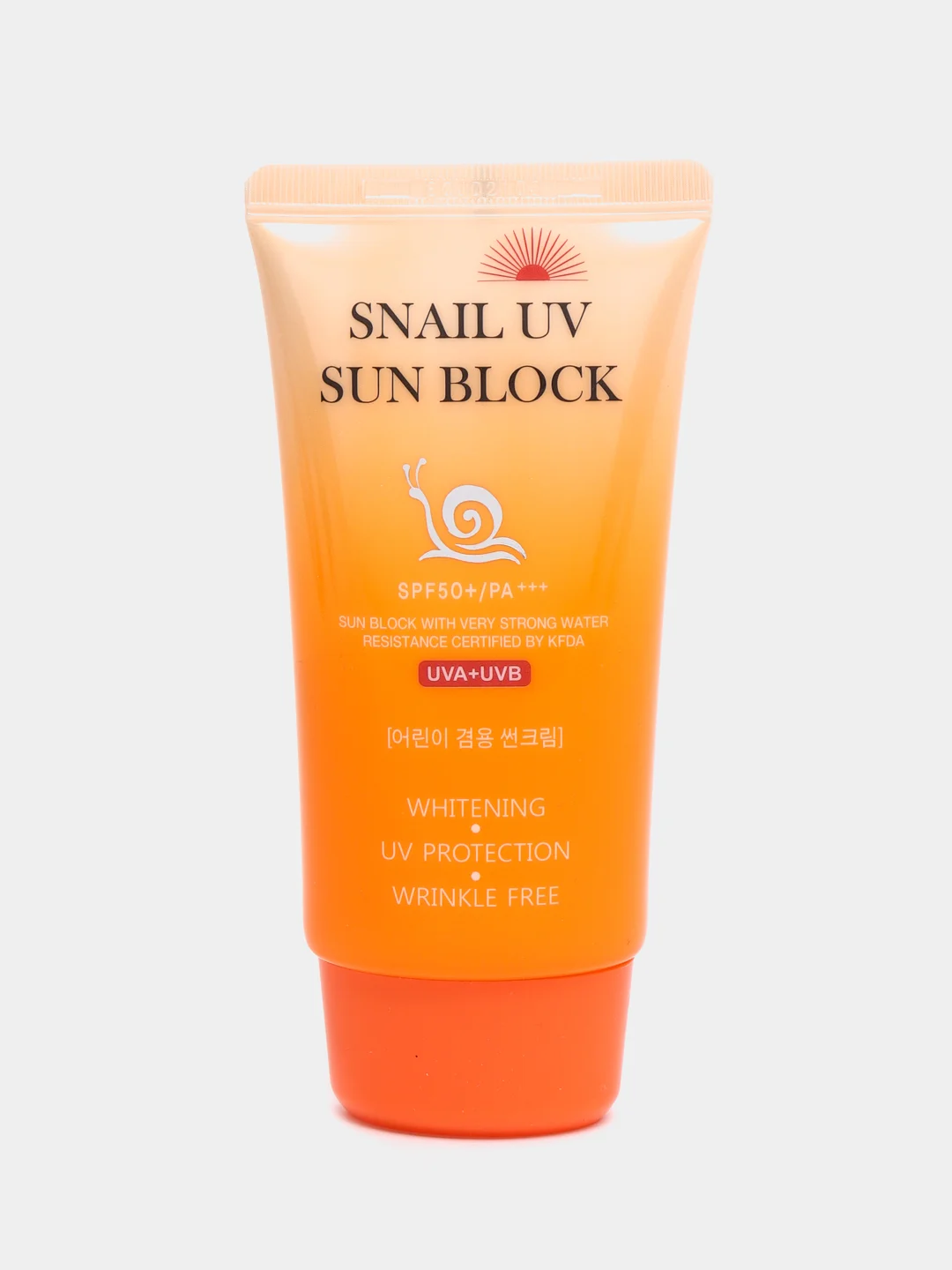 Солнцезащитный крем с улиточным муцином JIGOTT Snail Uv Sun Block Cream SPF50+/PA+++ 70 г