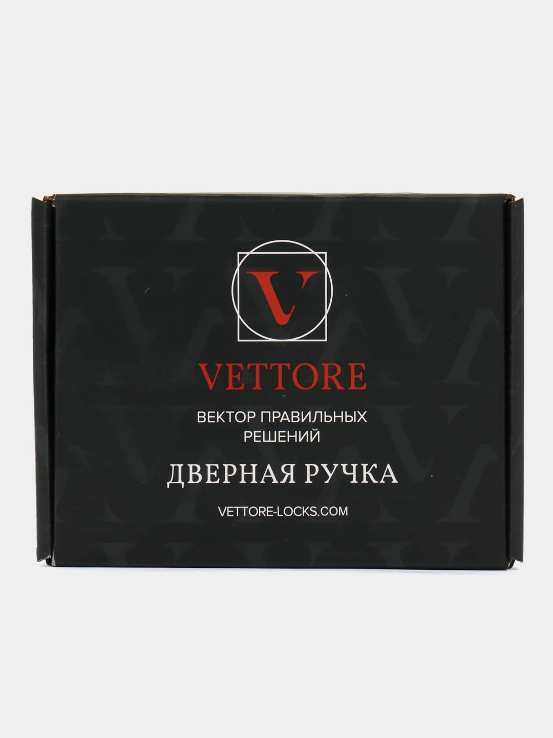 Ручка дверная защелка VETTORE A891 ВК AB (бронза) поворотник-заглушка