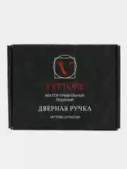 Ручка дверная защелка VETTORE A891 ВК AB (бронза) поворотник-заглушка